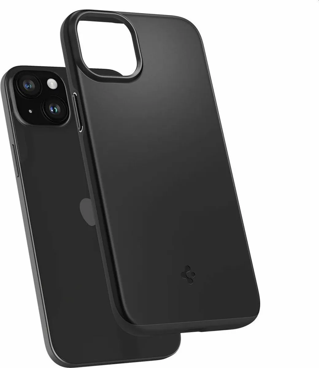 Spigen Thin Fit Case ACS06776 iPhone 15 - Zwart - afbeelding 6 van 6