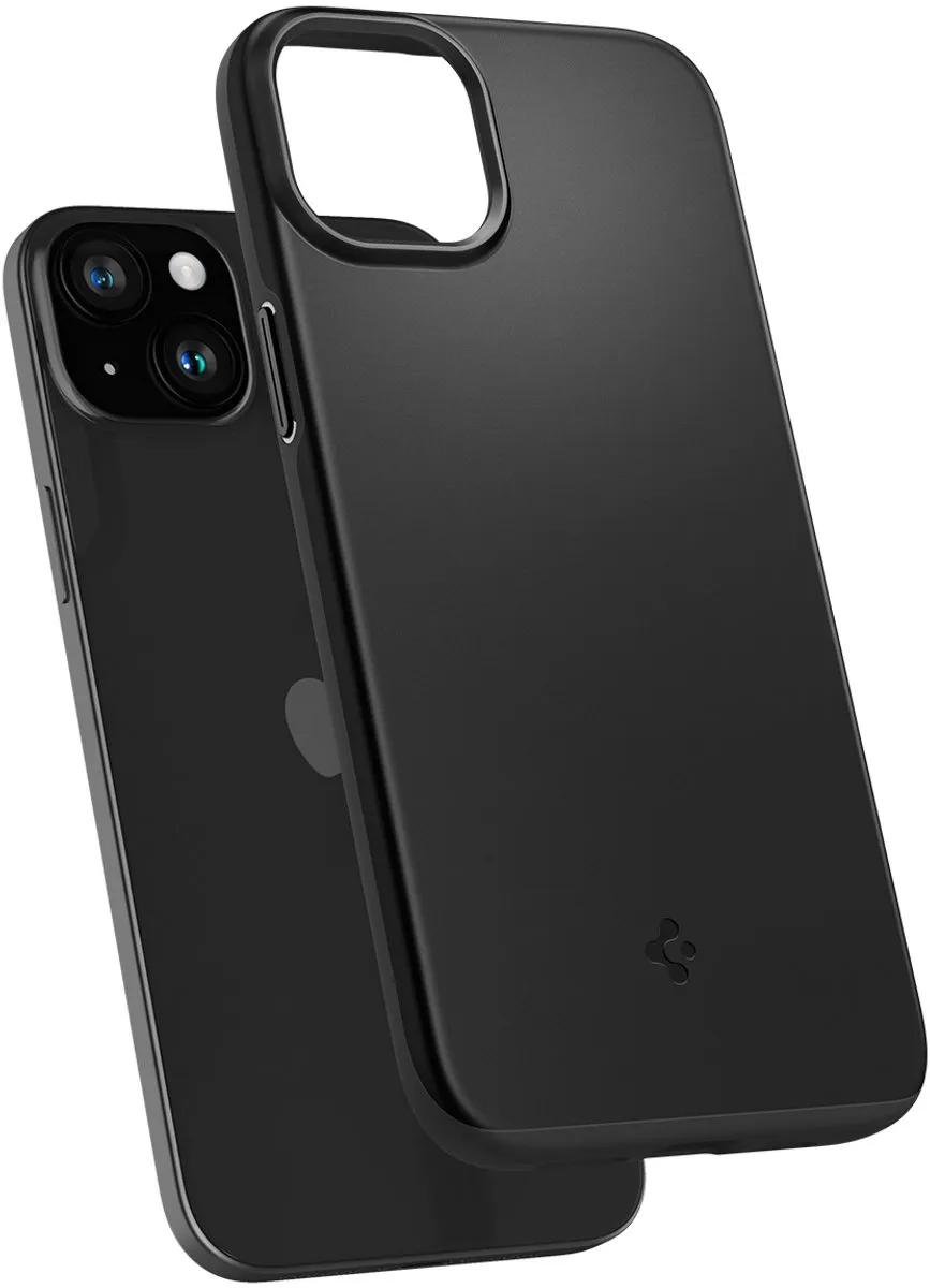 Spigen Thin Fit Case ACS06776 iPhone 15 - Zwart