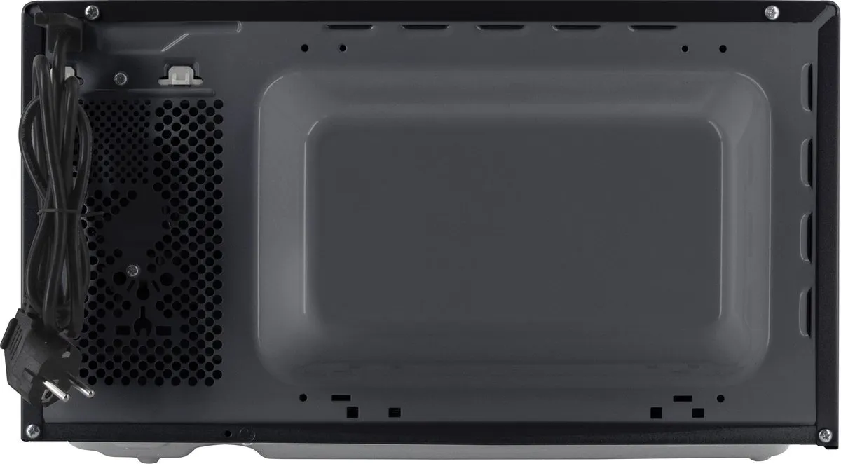 Inventum MN207SB - Vrijstaande solo-magnetron - 20 liter - 800 watt - 8 kookprogramma's - Zwart