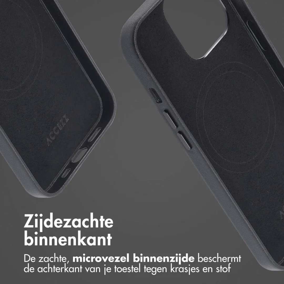 Accezz Hoesje iPhone 13 Pro - MagSafe Black - 2 Pasjes