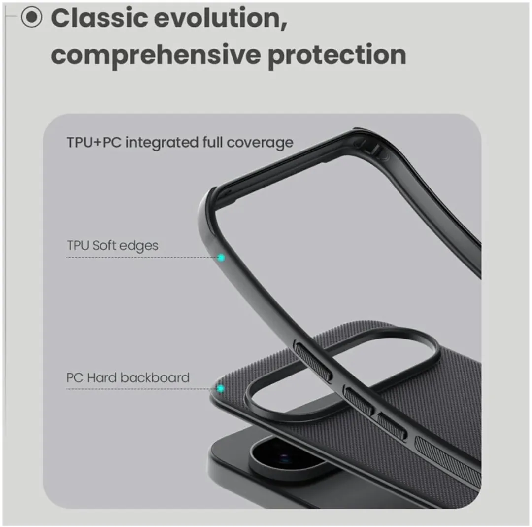 Nillkin Frosted Shield Hoesje Pixel 10 Pro XL - MagSafe - Zwart