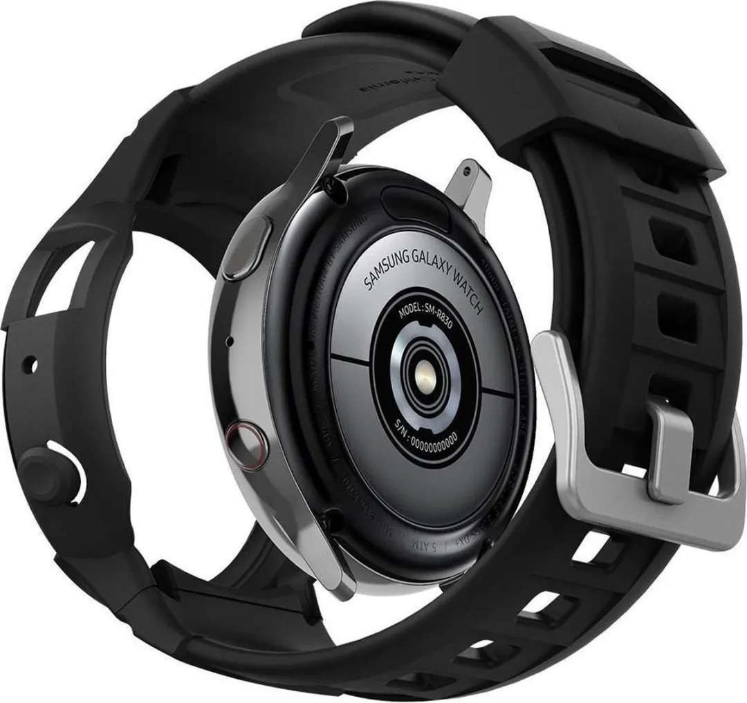 Spigen Rugged Armor Pro Samsung Galaxy Watch Active 2 44mm - Zwart