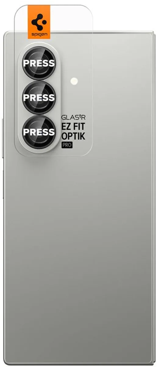 Spigen Optik Pro EZ Fit Camera Beschermer - 2 Stuks - Zwart