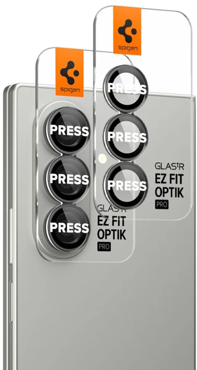 Spigen Optik Pro EZ Fit Camera Beschermer - 2 Stuks - Zwart - afbeelding 6 van 6