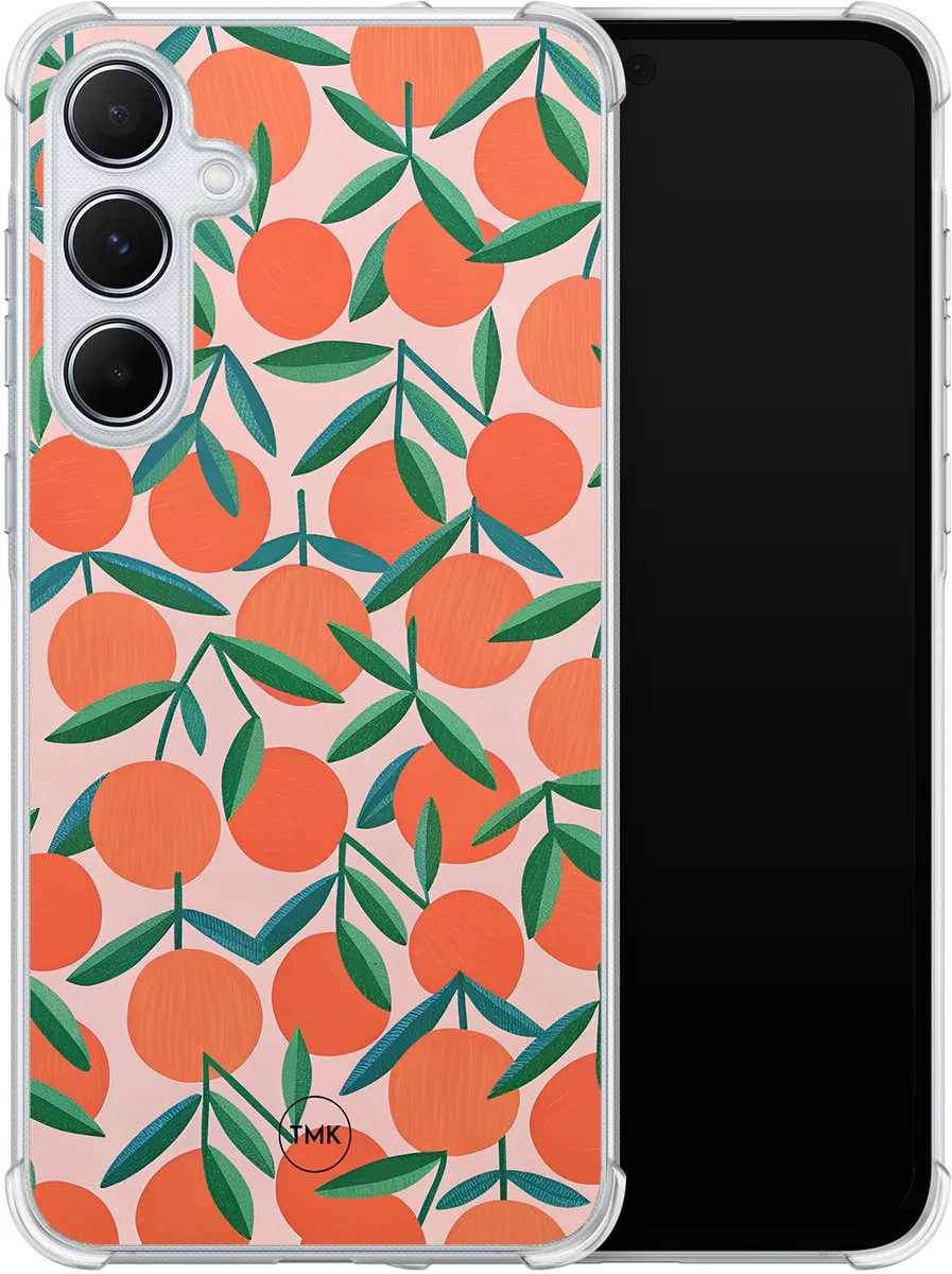 Casevibes Shockproof Hoesje Samsung Galaxy A55 - Oranje - S/A55/S/020