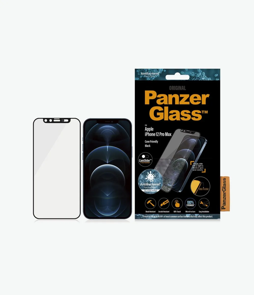 PanzerGlass CamSlider Gehard Glas iPhone 12 Pro Max - PZ-2715