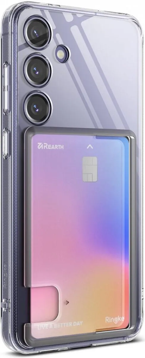 Ringke Fusion Card Hoesje Samsung Galaxy S24 - Transparant
