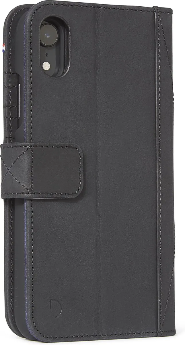 Decoded Leather Wallet iPhone XR D8IPO61DW1BK - Zwart - afbeelding 6 van 6