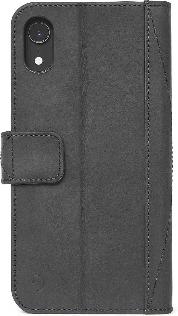 Decoded Leather Wallet iPhone XR D8IPO61DW1BK - Zwart