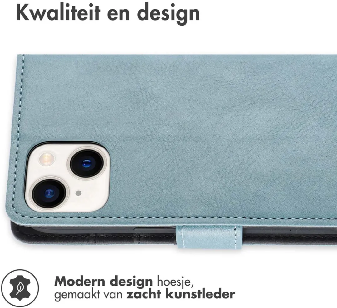 Imoshion Hoesje iPhone 15 Plus Lichtblauw - 3 Pasjes