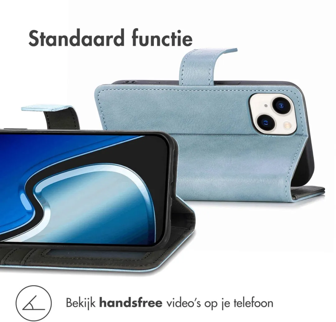 Imoshion Hoesje iPhone 15 Plus Lichtblauw - 3 Pasjes