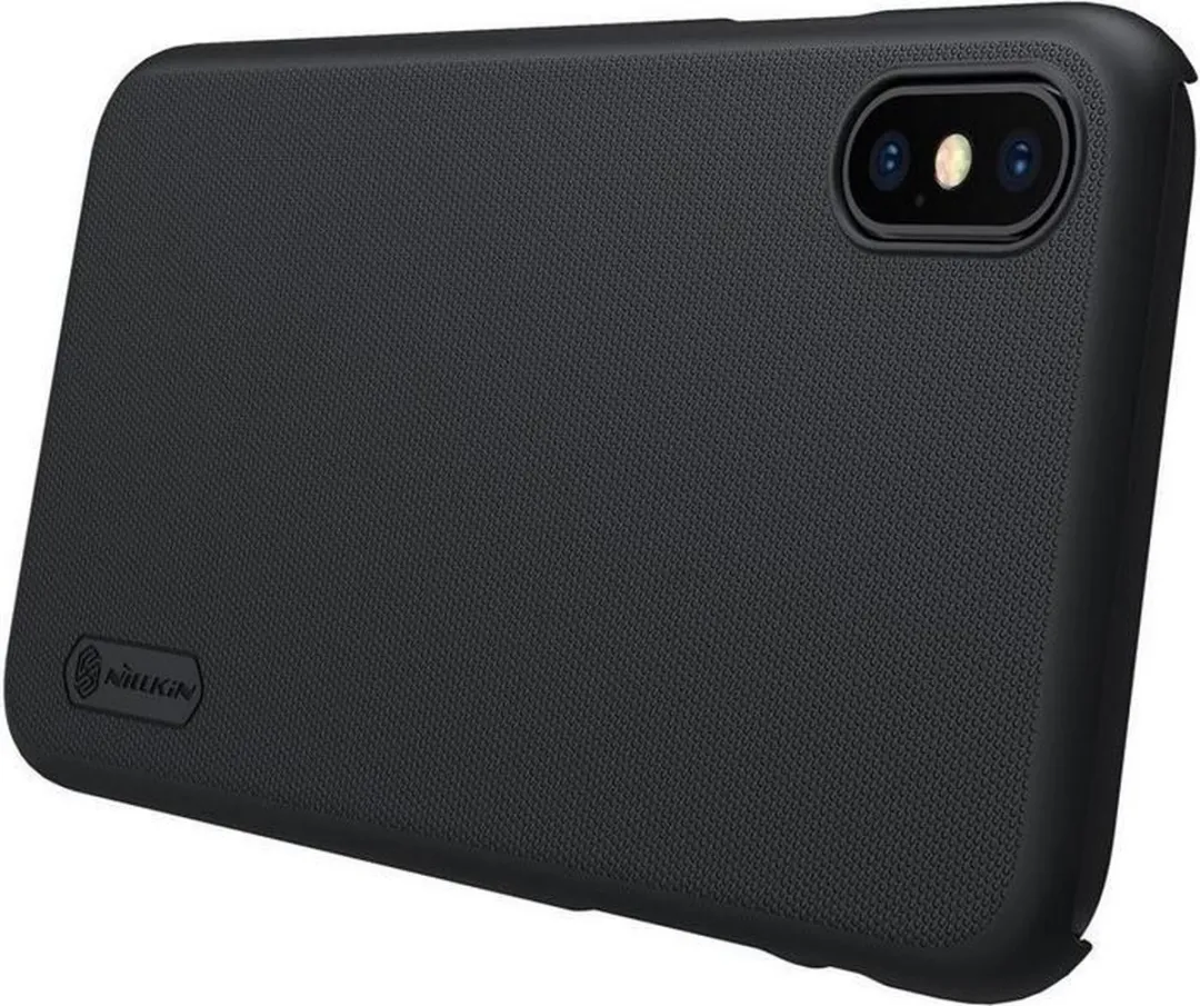 Nillkin Frosted Shield Back Case Zwart - afbeelding 4 van 5