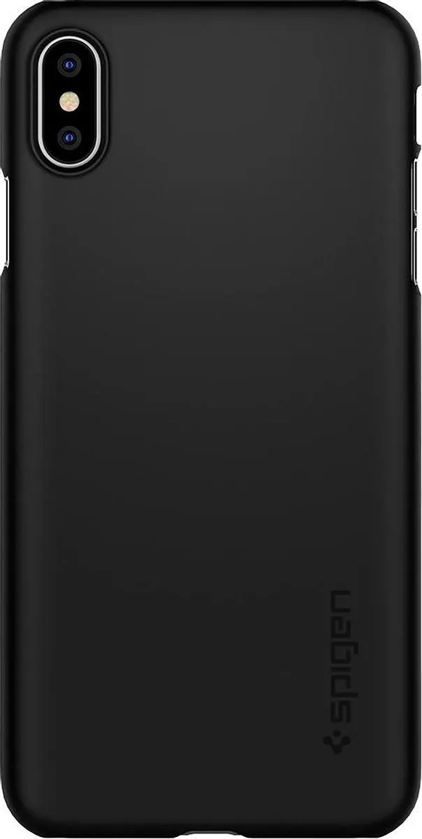 Spigen Thin Fit iPXsM76345401 Hoesje - iPhone XS Max - Zwart
