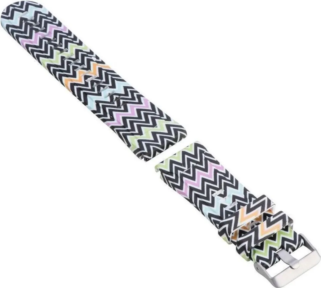 Just in Case Siliconen Armband 26mm - Garmin/Activity Tracker - Bonte Kleuren - afbeelding 3 van 3
