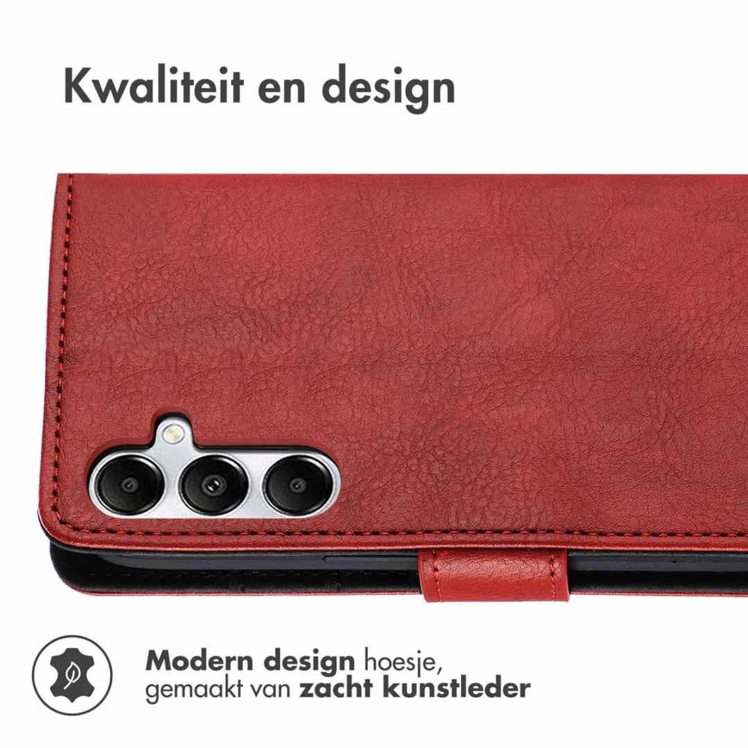 Imoshion Hoesje Samsung Galaxy A15 - Rood - 3 Pasjes