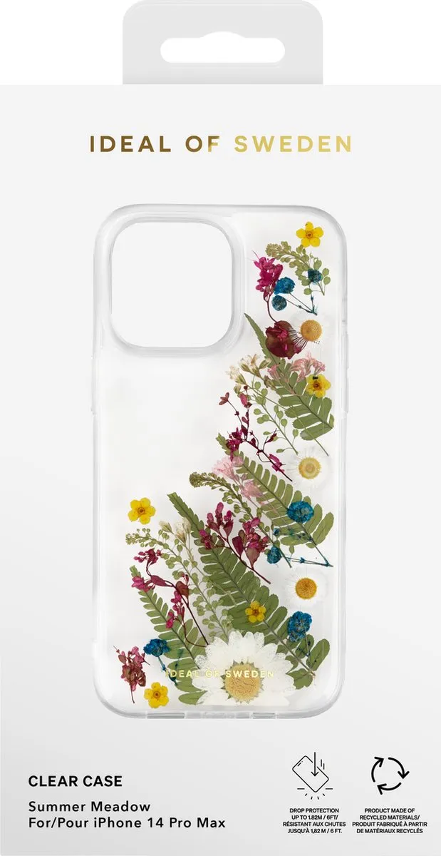iDeal of Sweden Clear Case iPhone 14 Pro Max Summer Meadow - afbeelding 3 van 4