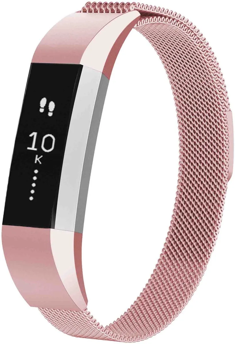 Imoshion Milanees Magnetisch Bandje Fitbit Alta HR - Roze