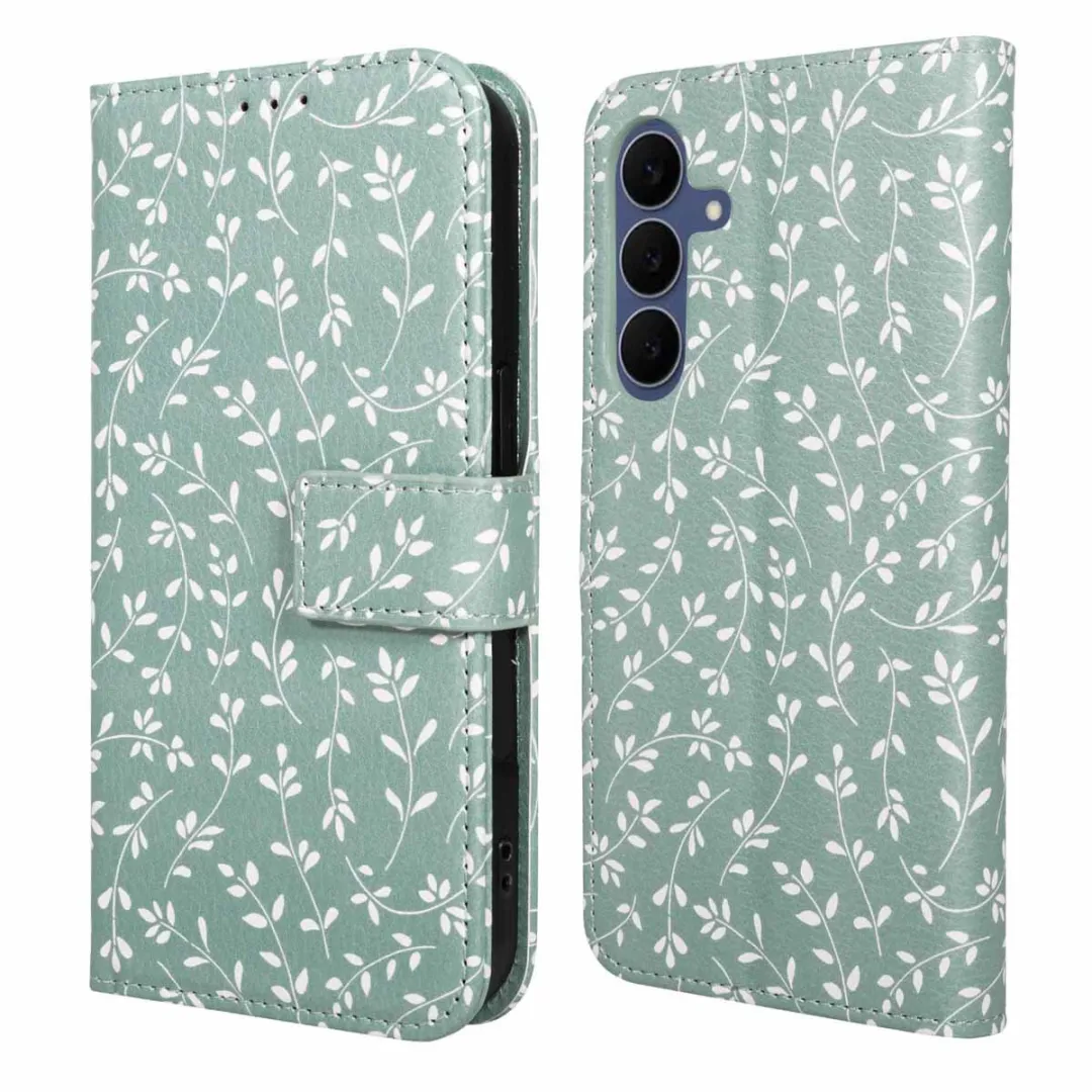 Imoshion Hoesje Samsung Galaxy S25 FE Smoke Green Flowers