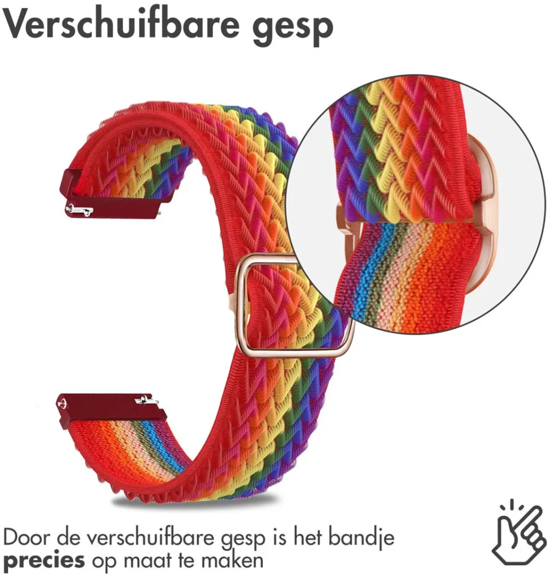 Imoshion Elastisch Nylonbandje 22mm - Rainbow