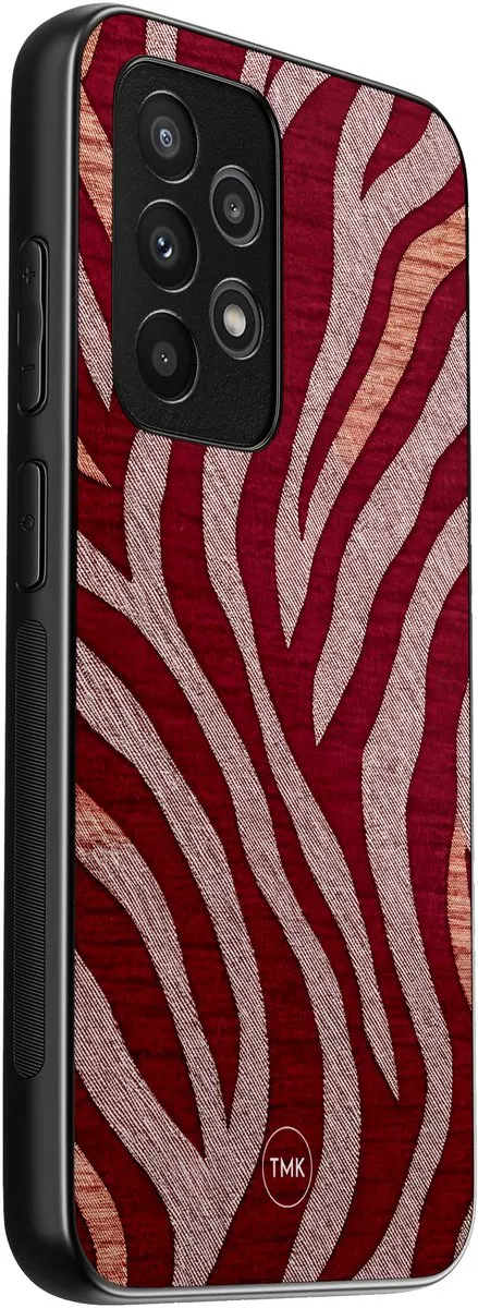 Casevibes Samsung Galaxy A52 5G TPU Hoesje - Zebra Rood