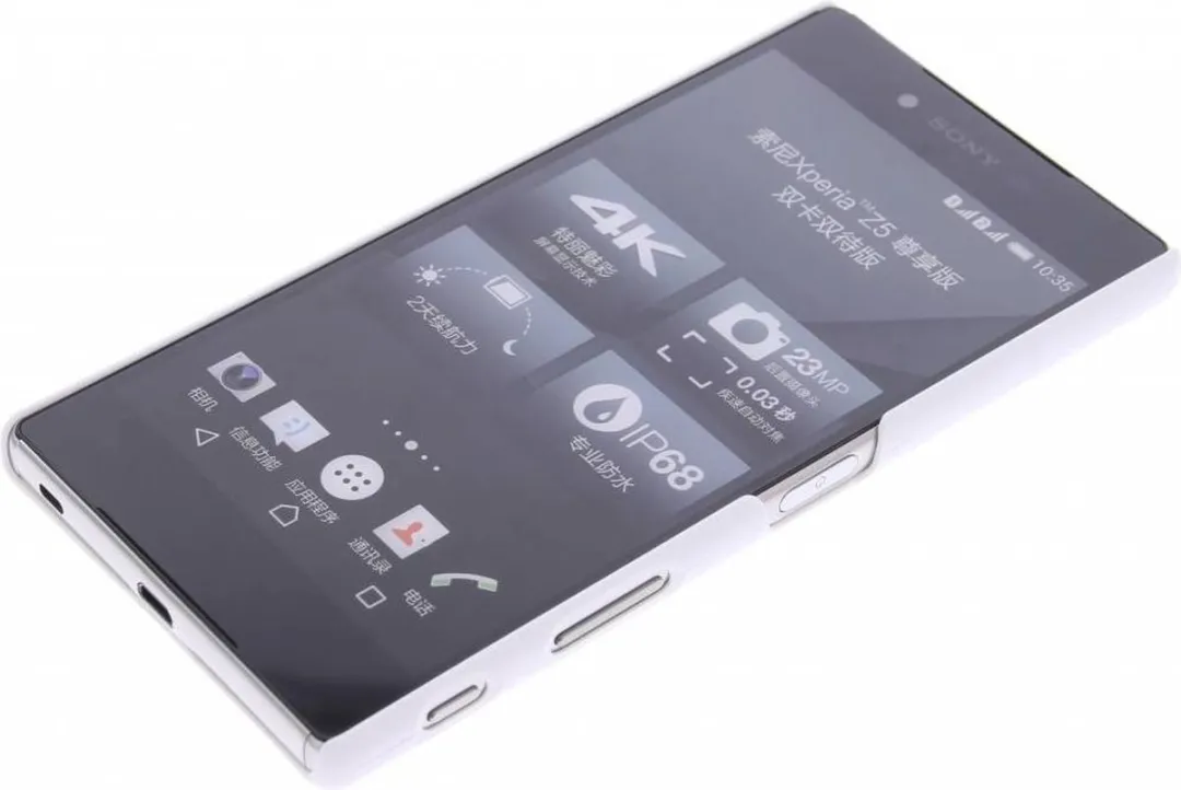 Nillkin Frosted Shield Hardcase Xperia Z5 Premium - Wit - afbeelding 3 van 4