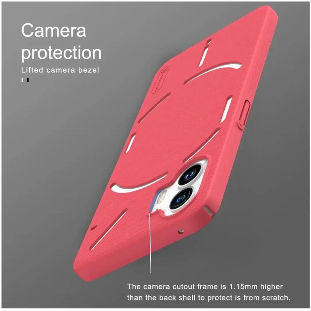 Nillkin Super Frosted Shield Hoesje - Nothing Phone (2) - Zwart