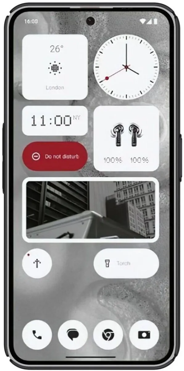 Nillkin Super Frosted Shield Hoesje - Nothing Phone (2) - Zwart