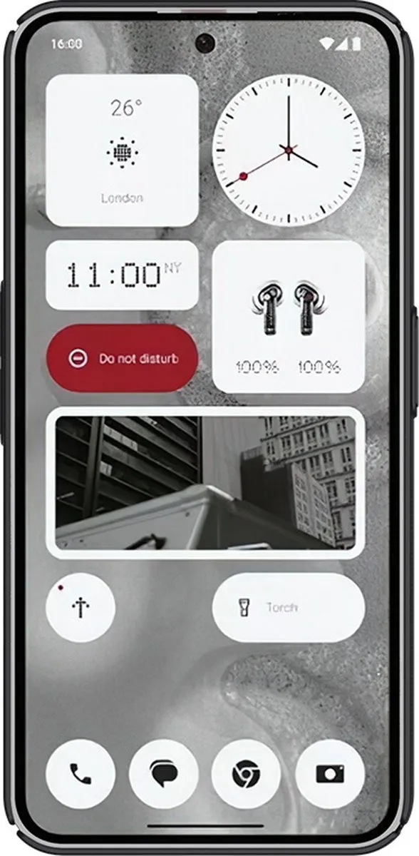 Nillkin Super Frosted Shield Hoesje - Nothing Phone (2) - Zwart