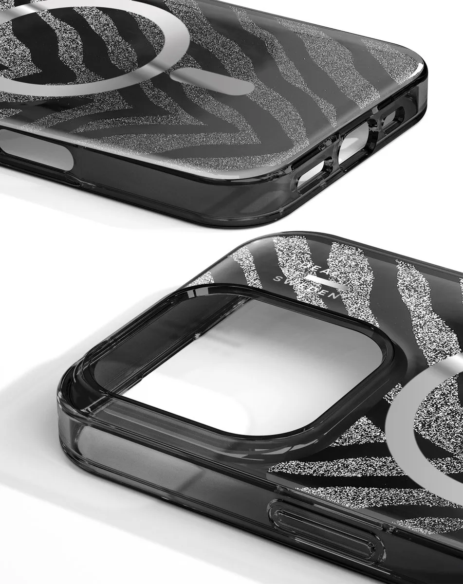 iDeal of Sweden Clear Case iPhone 16 Pro - Zebra Mystique - IDCLCMS-I2461P-573