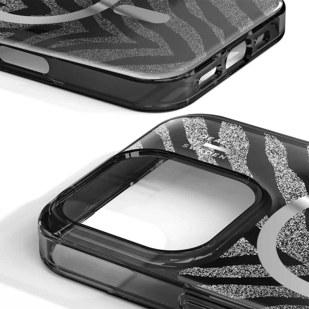 iDeal of Sweden Clear Case iPhone 16 Pro - Zebra Mystique - IDCLCMS-I2461P-573