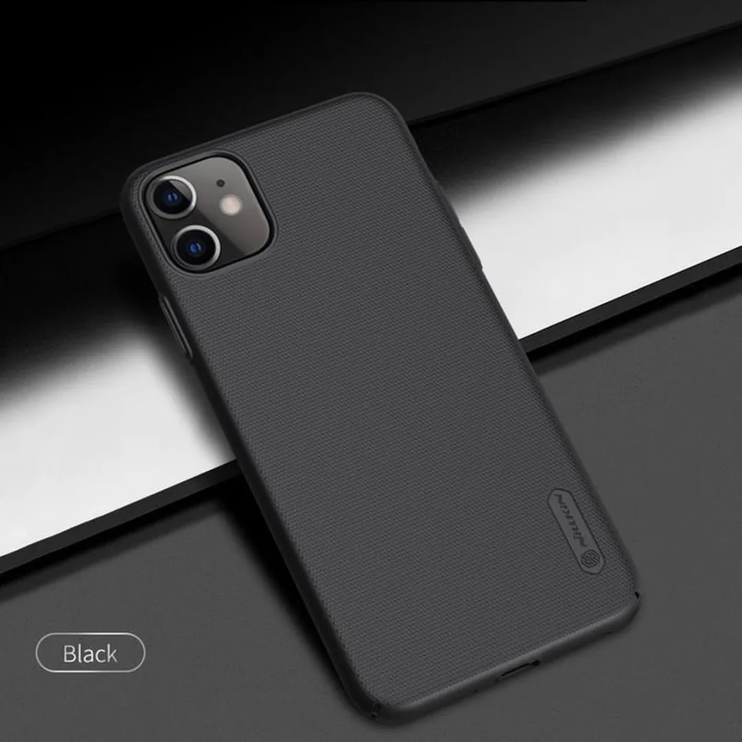 Nillkin Frosted Shield Hoes iPhone 11 - Zwart - afbeelding 4 van 5