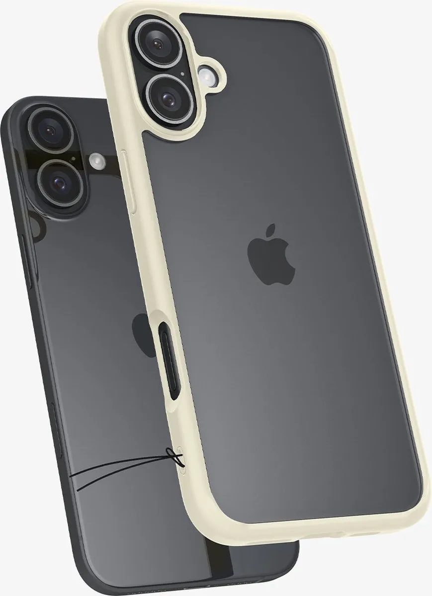 Spigen Ultra Hybrid iPhone 16 Plus Hoesje - Transparent