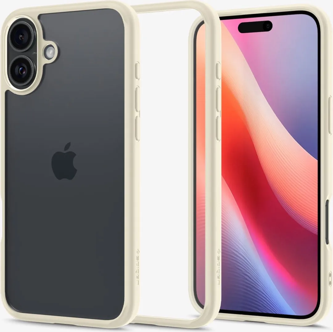Spigen Ultra Hybrid iPhone 16 Plus Hoesje - Transparent