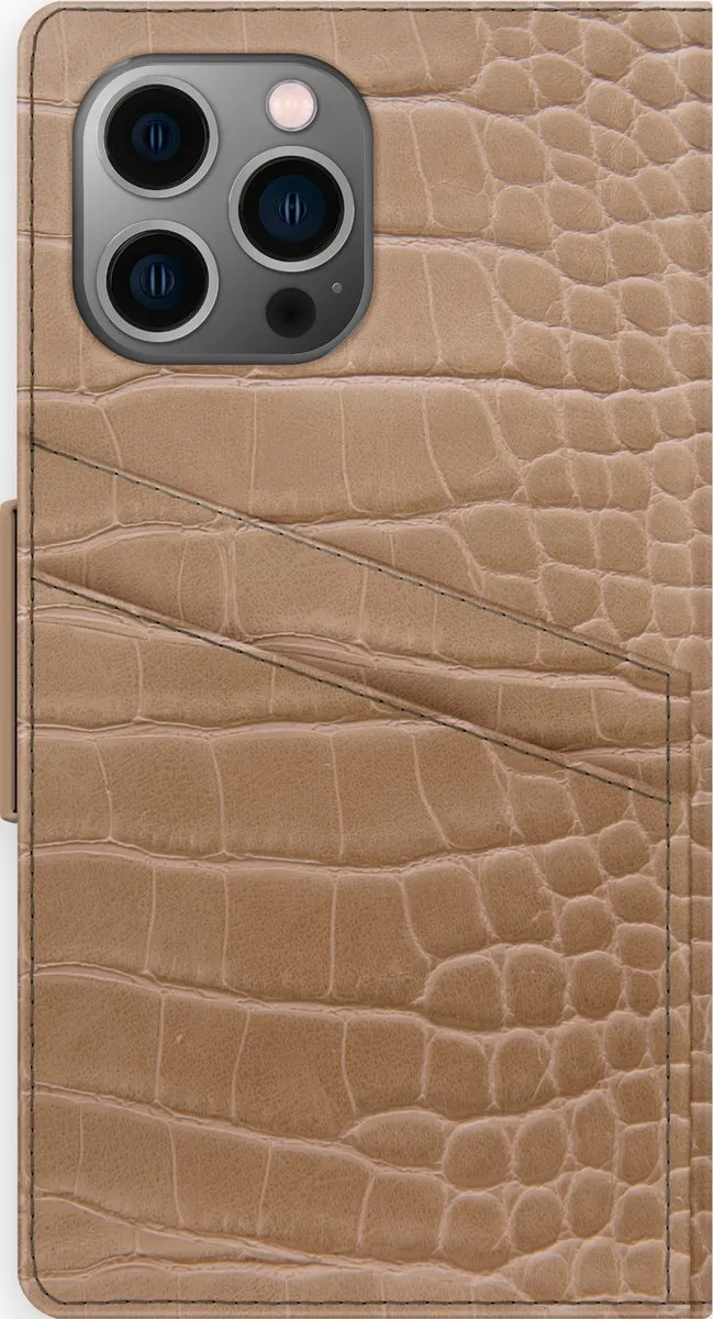iDeal of Sweden Atelier Wallet iPhone 13 Pro Max - Camel Croco