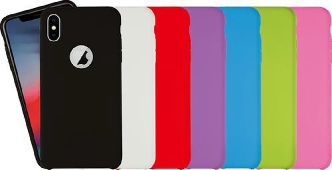 Azuri Rubber Cover Zwart - AZCOVRUBIPHXSMAX-BLK