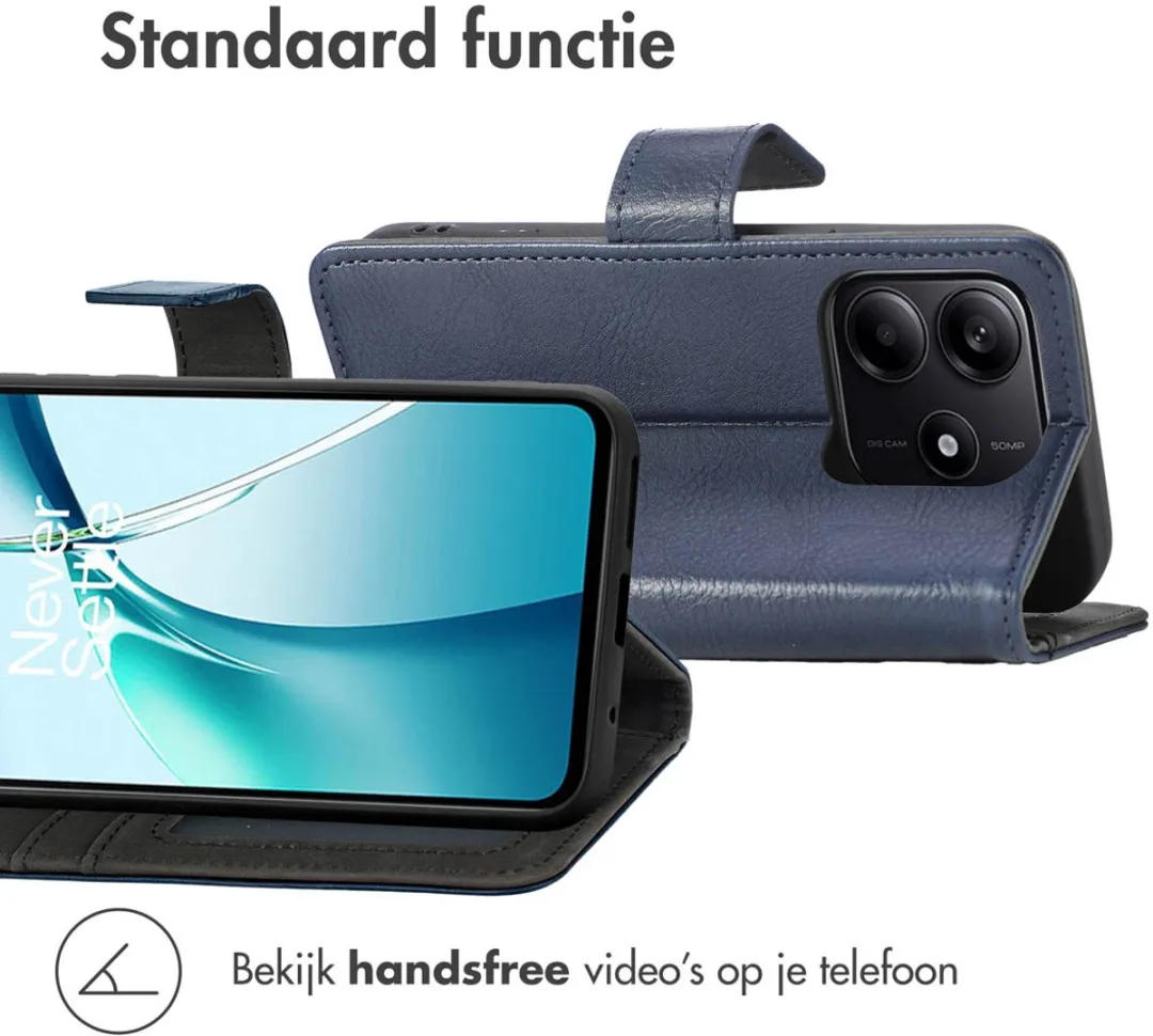 Imoshion Hoesje Xiaomi Redmi Note 14 5G - 3 Pasjes - Donkerblauw