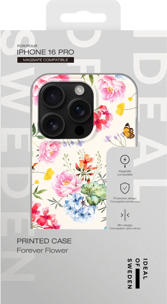iDeal of Sweden iPhone 16 Pro Hoesje MagSafe Flower Forever - IDFCMS-I2461P-528