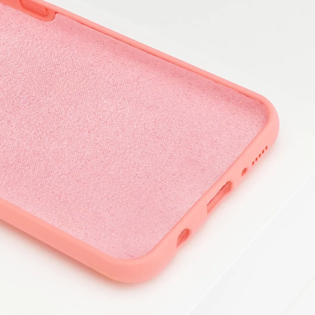 BMAX Siliconen Hoesje Samsung Galaxy A70 - Peach - afbeelding 6 van 6