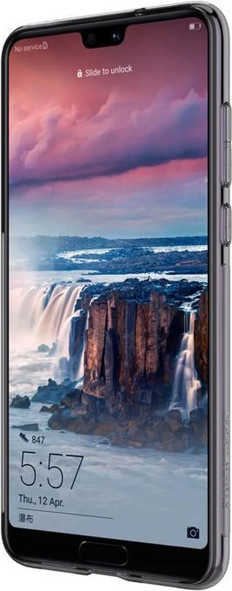 Nillkin Nature TPU Hoesje - Huawei P20 Grijs - afbeelding 4 van 5