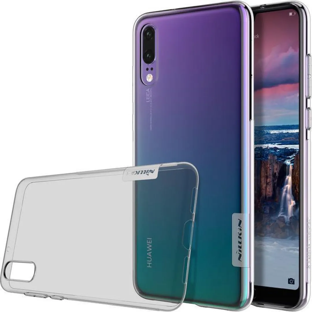 Nillkin Nature TPU Hoesje - Huawei P20 Grijs - afbeelding 3 van 5