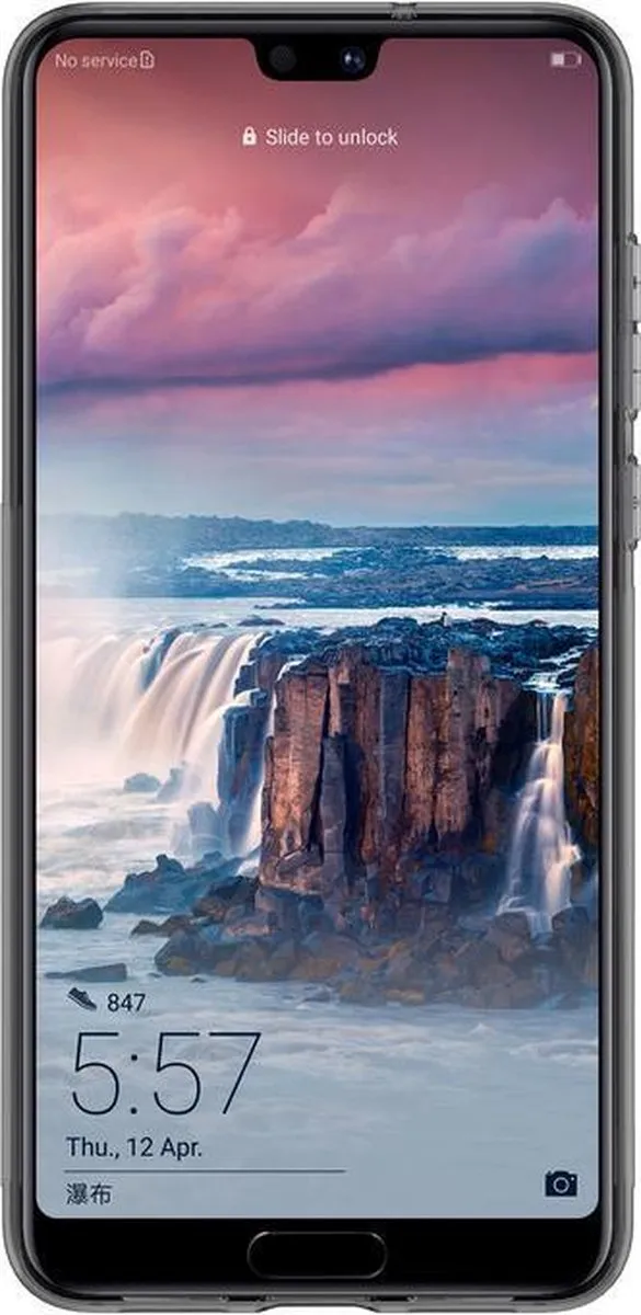Nillkin Nature TPU Hoesje - Huawei P20 Grijs - afbeelding 2 van 5
