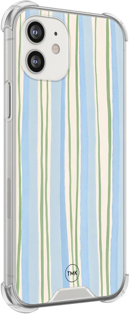 Casevibes iPhone 12 Mini TPU Hoesje - Blauw - A/i12m/S/029