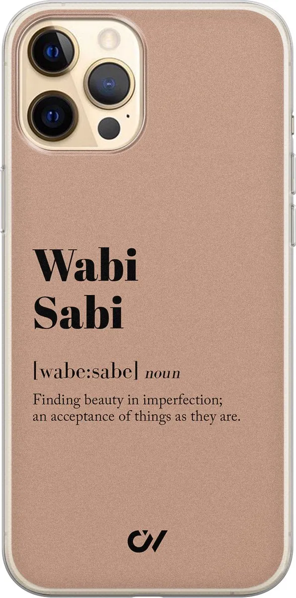 Casevibes Hoesje iPhone 12 Wabi Sabi