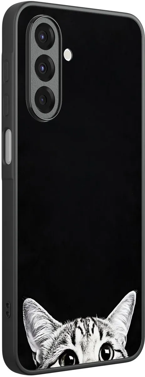 Casevibes Hoesje Samsung Galaxy A26 Kat Kiekeboe - Zwart - TPU