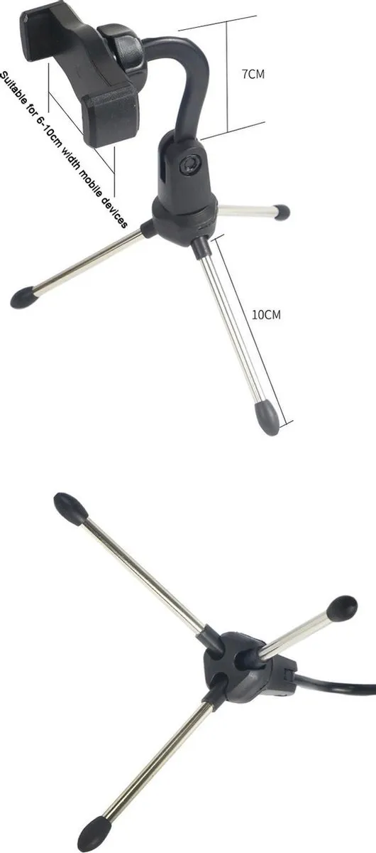 NÖRDIC MFK-019 Universele Smartphonehouder 360° - Zwart
