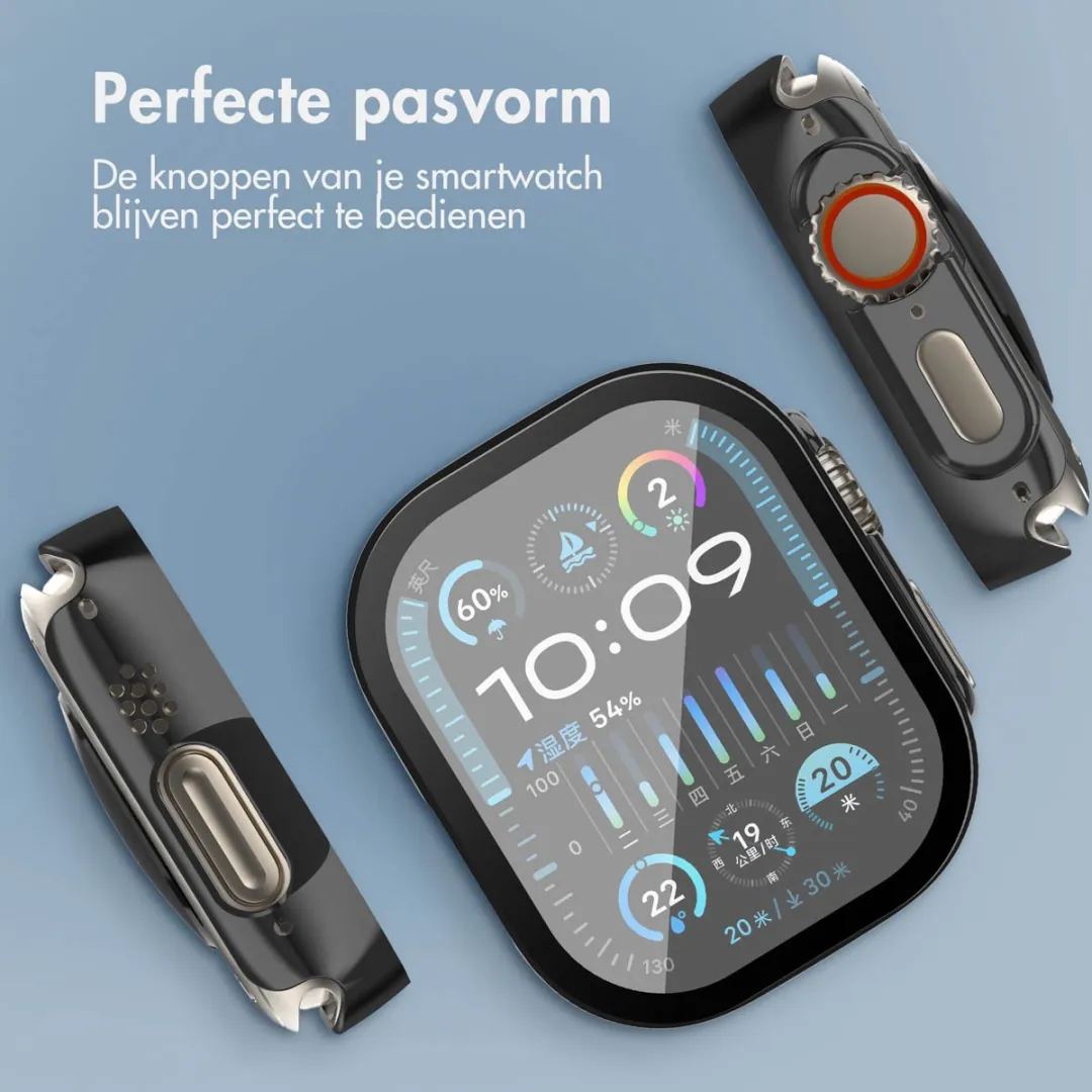 Imoshion Screen Protector Apple Watch Ultra 49mm - Zwart