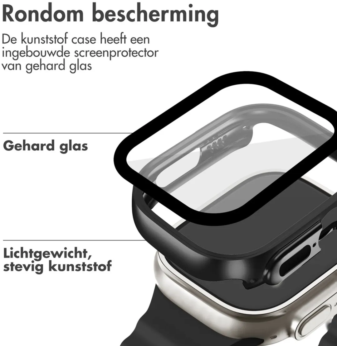 Imoshion Screen Protector Apple Watch Ultra 49mm - Zwart