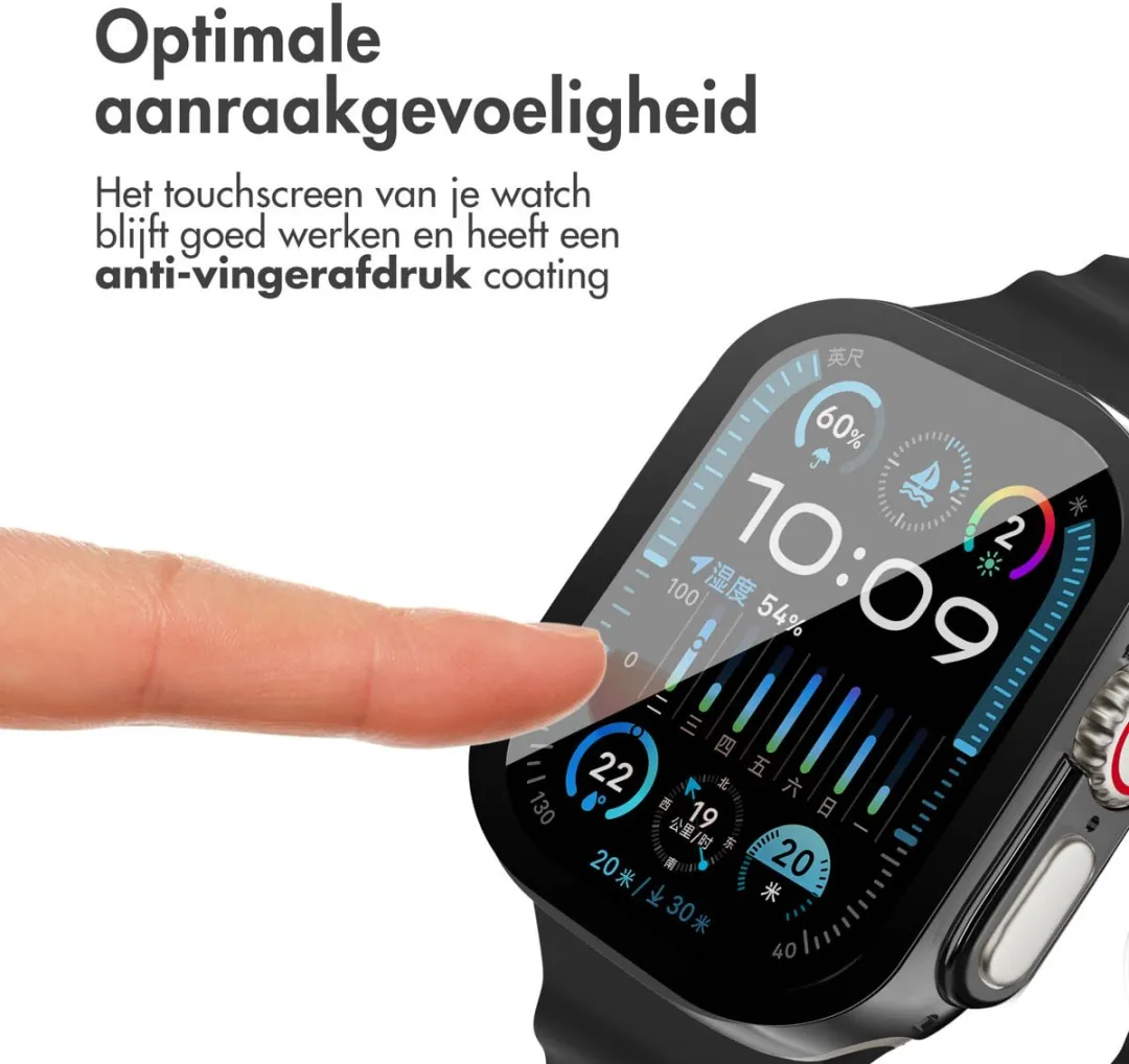Imoshion Screen Protector Apple Watch Ultra 49mm - Zwart