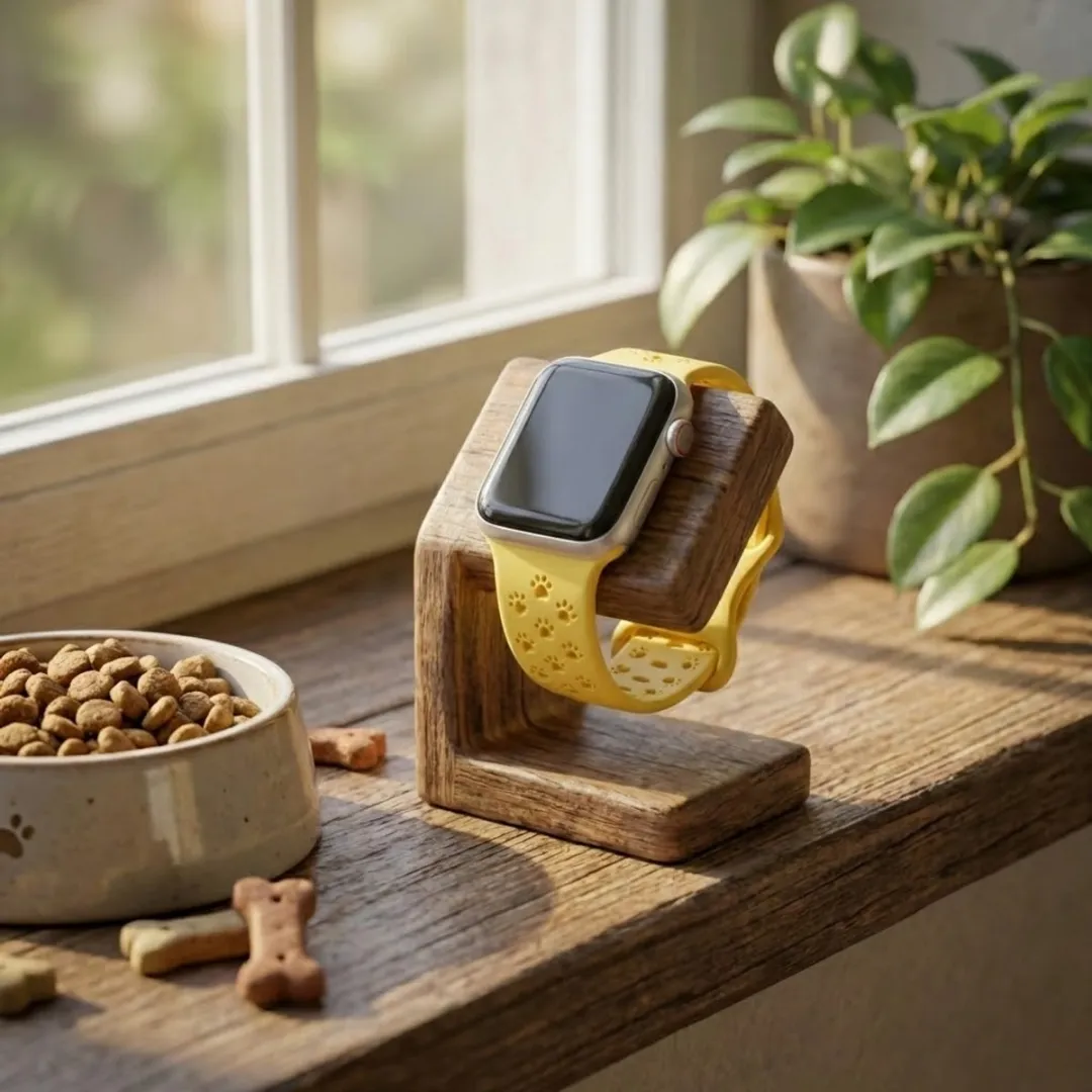 NUVEX Geel Siliconen Horlogebandje Apple Watch - One Size