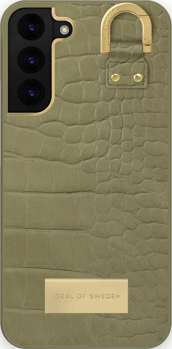 iDeal of Sweden Fashion Case Atelier Samsung Galaxy S22+ Sage Croco